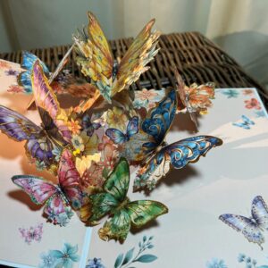 3D-POP-UP-FLURRY-OF-PRETTY-BUTTERFLIES-PINK-CARD