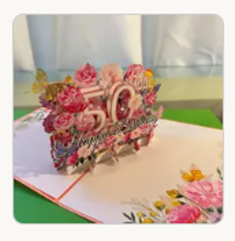 50 BUTTERFLY AND FLOWER CARD 50-BUTTERFLY-AND-FLOWER-CARD