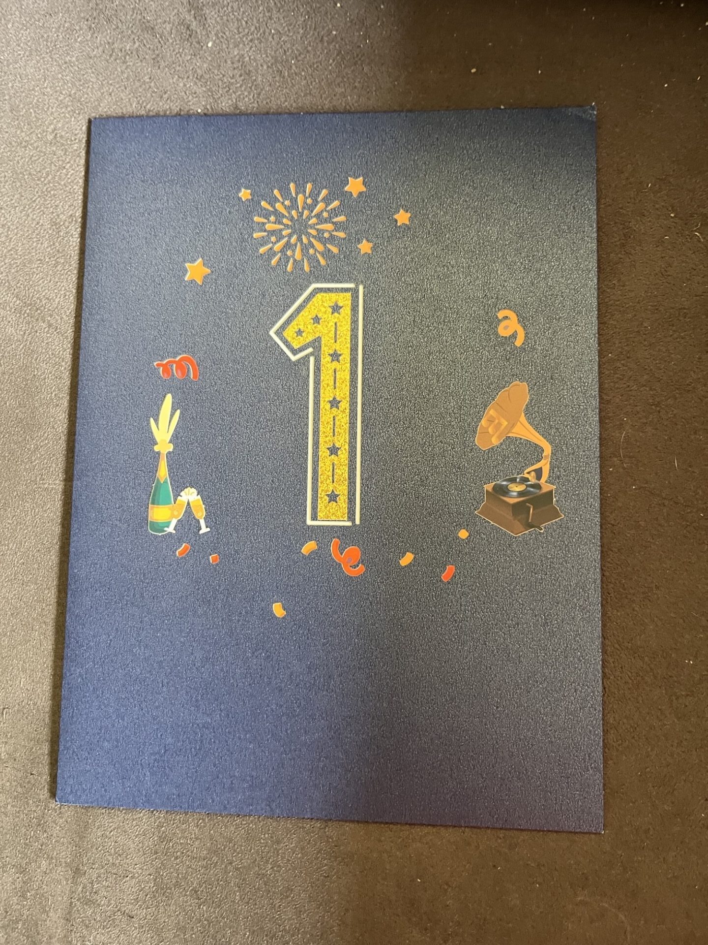 NO 1 BIRTHDAY CARD FRONT