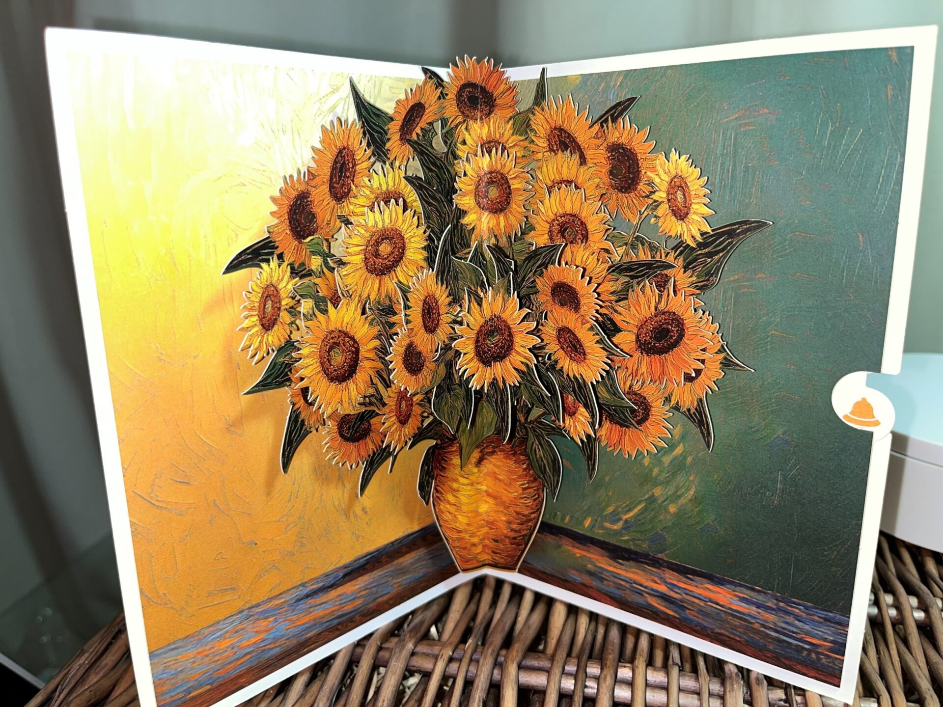3D PAINTED SUNFLOWER CARD 3D PAINTED SUNFLOWER CARD
