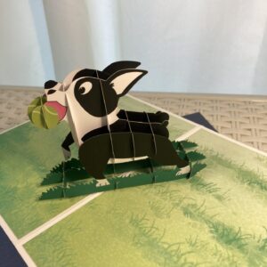 3D POP UP DOG CARD