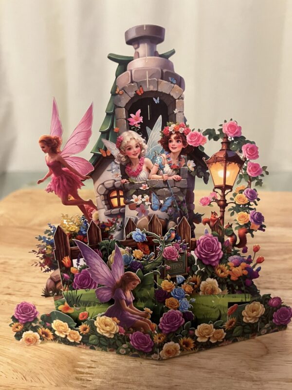3D fairy turret card