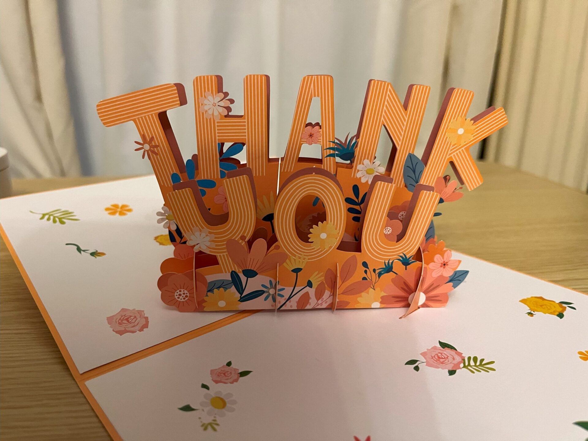 3D POP UP ORANGE THANK YOU CARD 3D-POP-UP-ORANGE-THANK-YOU-CARD