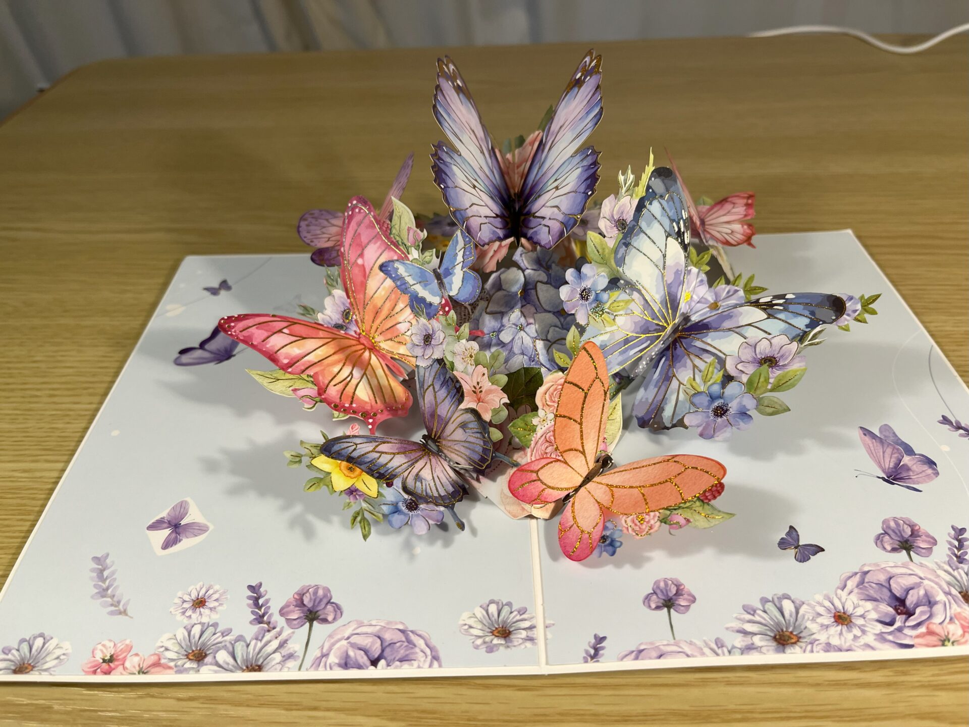 3D POP UP PURPLE AND ORANGE BUTTERFLY CARD 3D-POP-UP-PURPLE-AND-ORANGE-BUTTERFLY-CARD