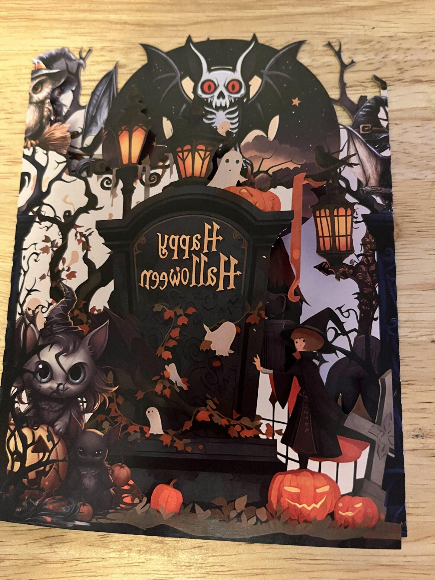 3D POP UP SCARY HALLOWEEN CARD FRONT 3D POP UP SCARY HALLOWEEN CARD FRONT.