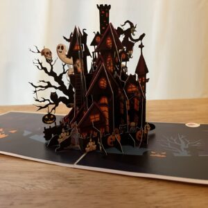 3D POP UP SPOOKY HOUSE CARD