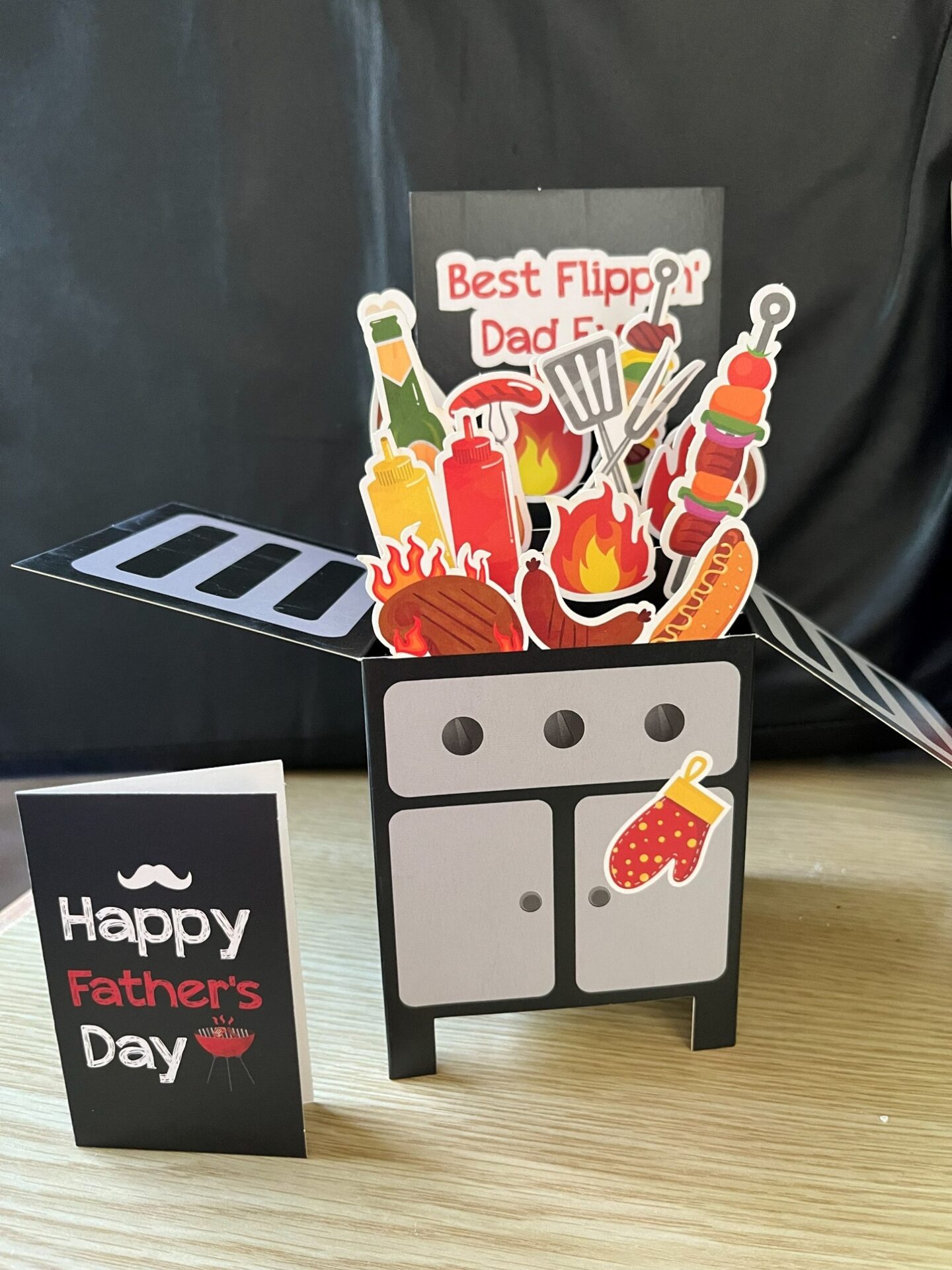 BBQ 3D FATHERS DAY CARD BBQ-3D-FATHERS-DAY-CARD