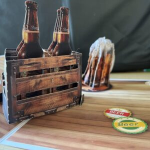 CRATE OF BEER 3D POP UP CARD